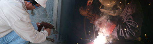 Soldadores en Tampico